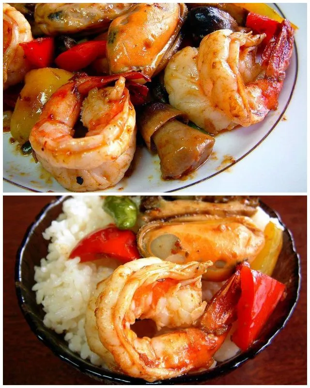 saute seafood in thai chili sauce|steven z.y.さん