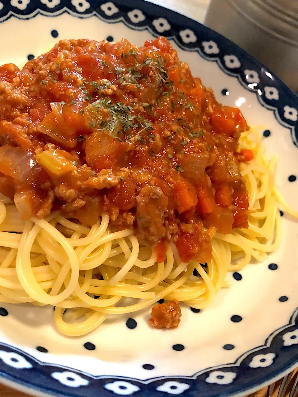 Snapdishの料理写真:ミートパスタ🍝|ninoninoさん