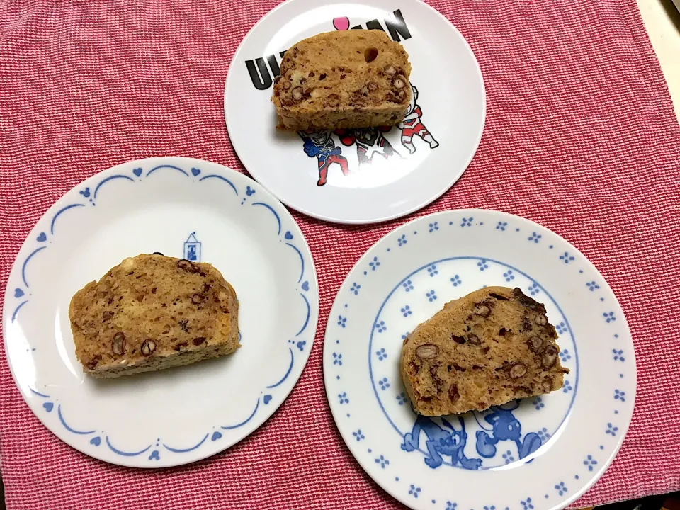 卵・乳製品・砂糖なし♡小豆ときな粉のパウンドケーキ|みよさん