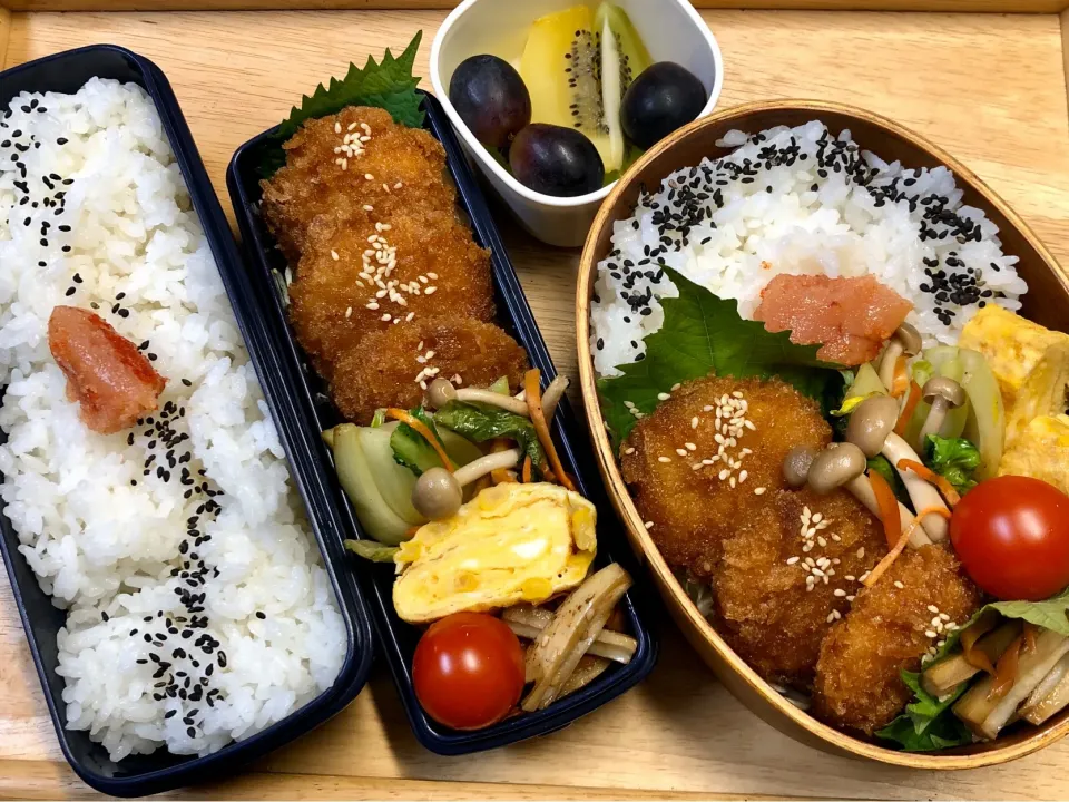 鶏カツの甘酢掛け 弁当|弁当 備忘録さん