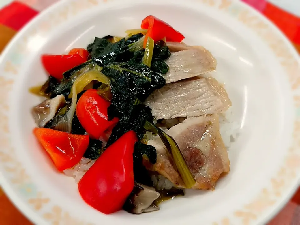 豚肉の中華あんかけ丼|よっしー(=^ェ^=)さん