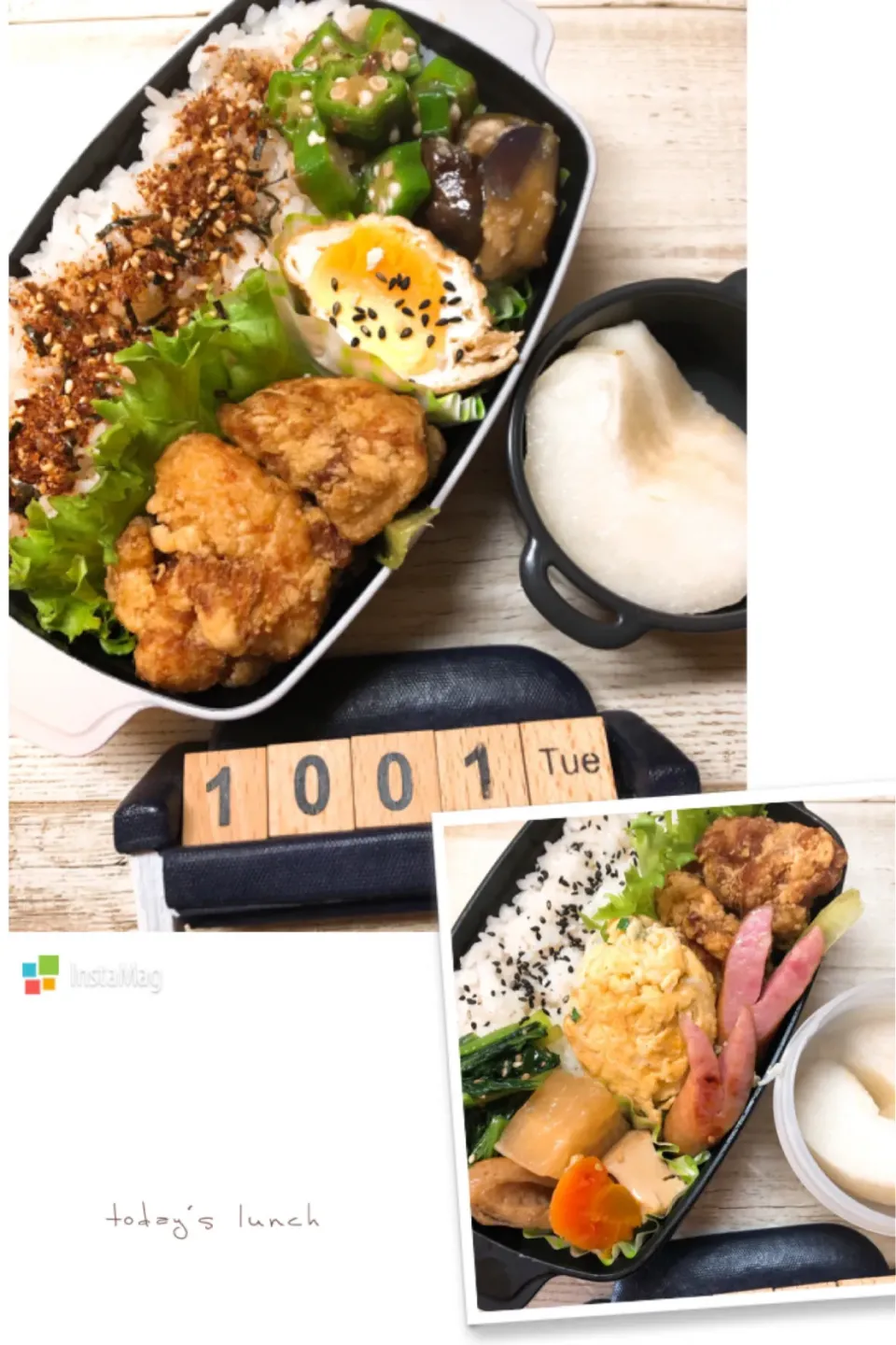 Snapdishの料理写真:銘々弁当☆10/1#高校男子弁当#中学男子弁当|yu-co☆さん