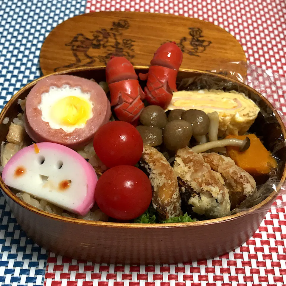 Snapdishの料理写真:2019年10月2日　オレ弁当♪|クッキングおやぢさん