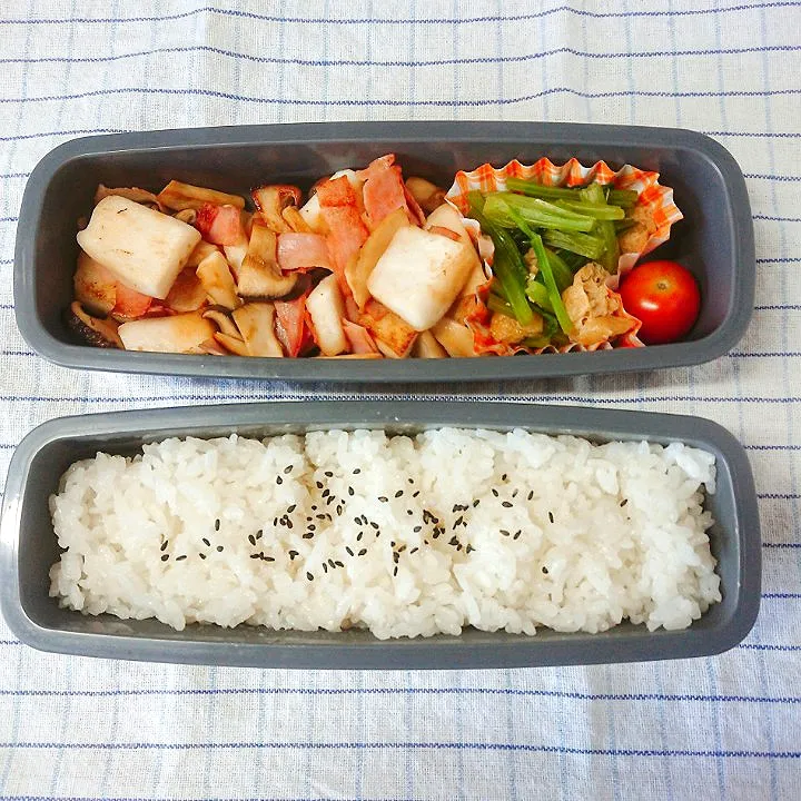 Snapdishの料理写真:はんぺん炒め弁当|jun(・x・)さん