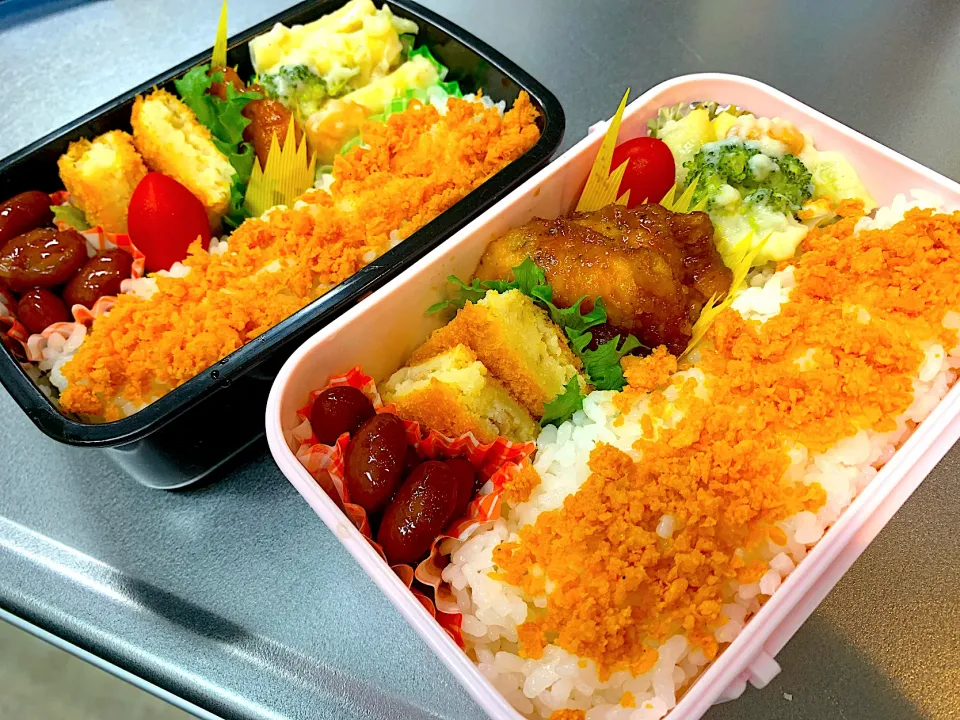 タテワリ遠足の息子弁当と、MY弁当♡|ゅぃさん