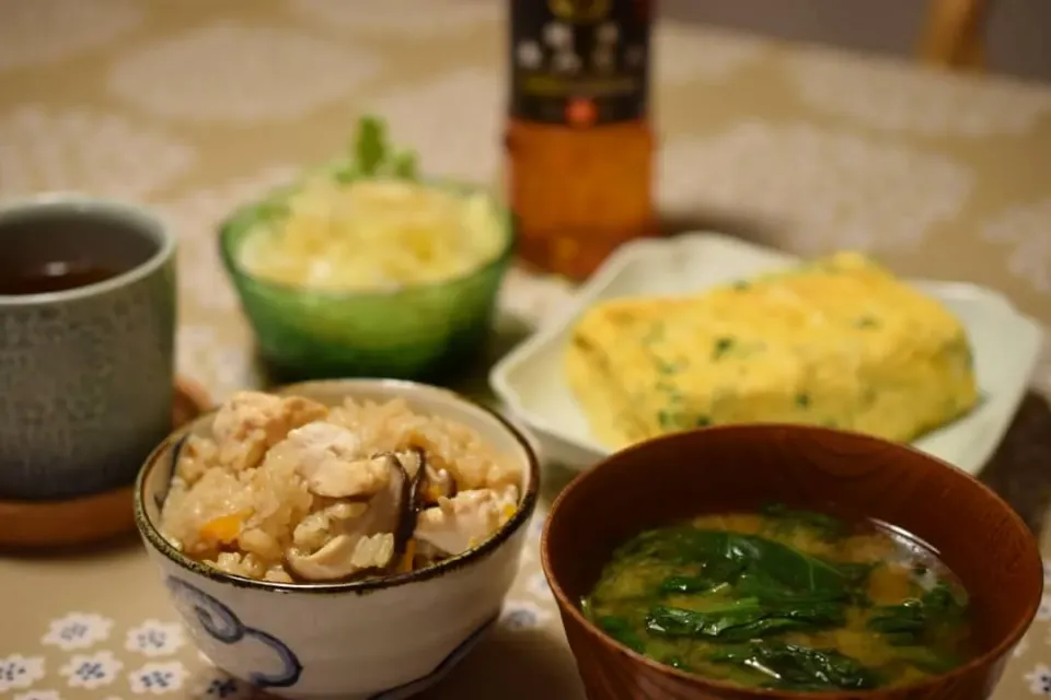 鶏五目炊き込みご飯|うにんぱすさん