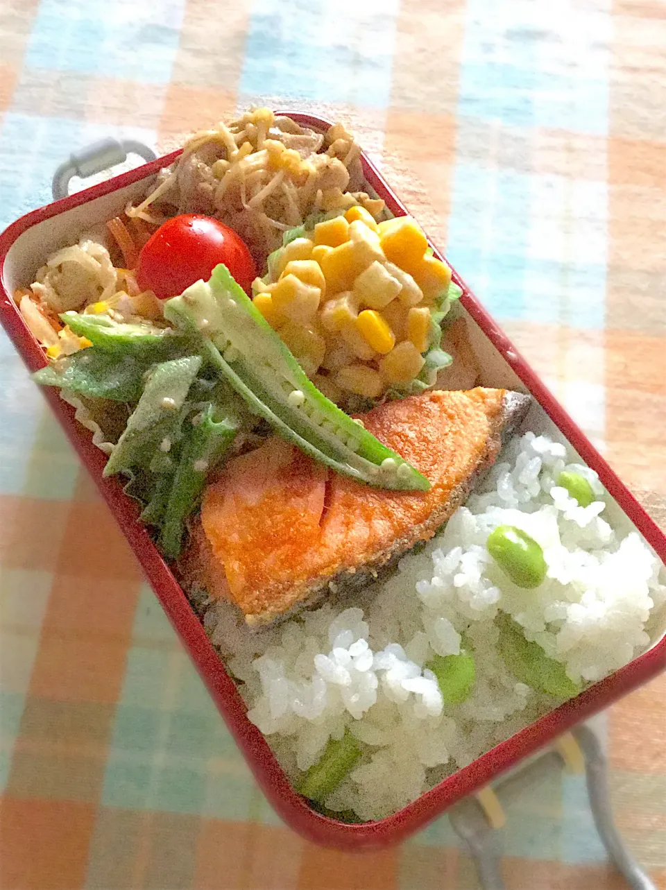 長女の中学弁当！枝豆ご飯！|yukoさん