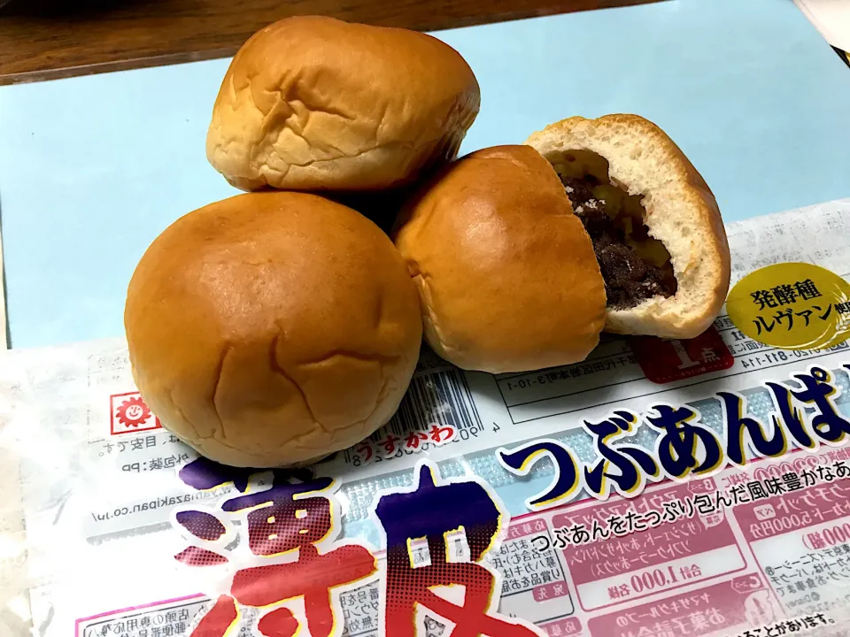 薄皮粒あんパン|はっちぃさん