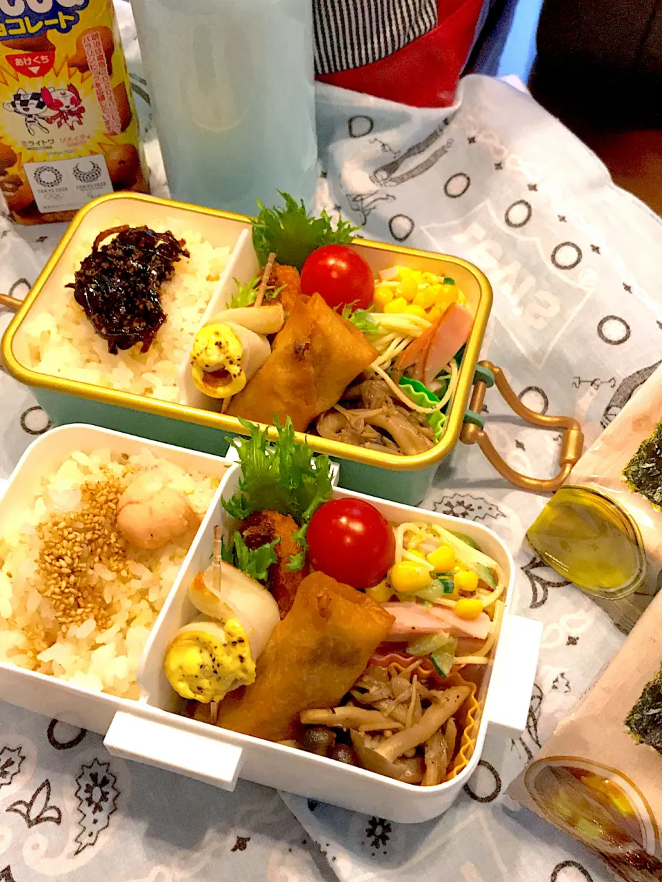 2019.10.3  JK＆自分弁当～🍄きのこの炒め煮🎶|rinrin*mama*さん