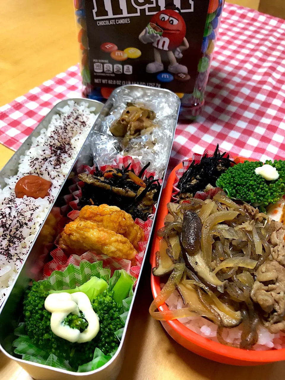 牛丼 ひじきの煮物 さつま揚げ ブロッコリー🥦弁当|Kumiko Kimuraさん