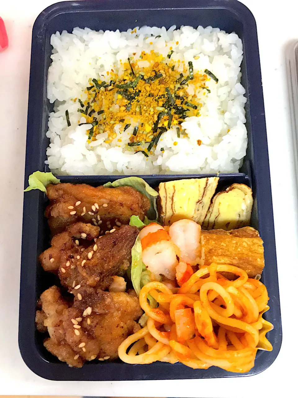 Snapdishの料理写真:2019.10.2 中学男子のお弁当🍱|かおたまさん