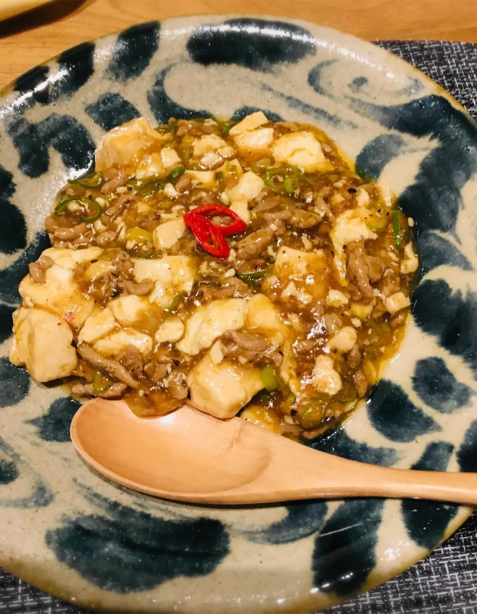 Snapdishの料理写真:昨日の夜ごはん  麻婆豆腐✨|ミッチ☆ママさん