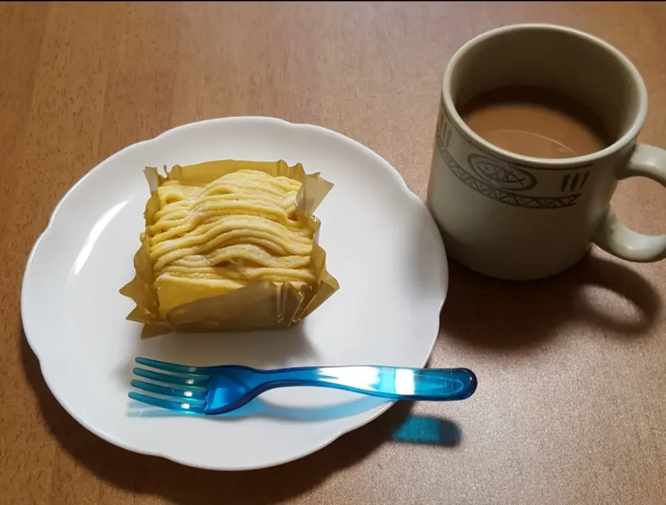 今日のおやつは、モンブラン🌰|ナナさん