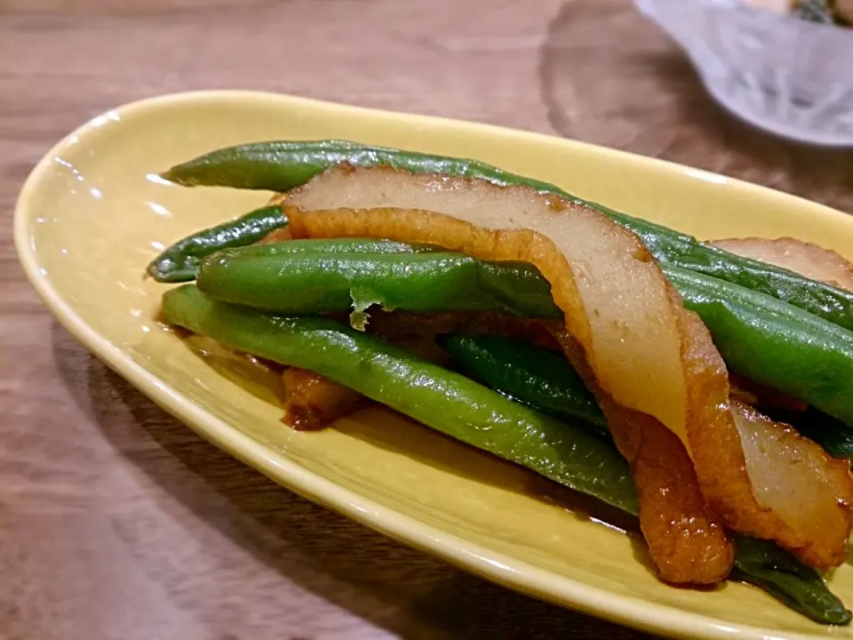 いんげんとさつま揚げの煮物カンタン|古尾谷りかこさん