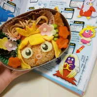 Snapdishの料理写真:ポケモン ムチュール オムライス弁当|はちさん