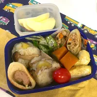 Snapdishの料理写真:10/3(木)幼稚園年少お弁当|airi-nさん