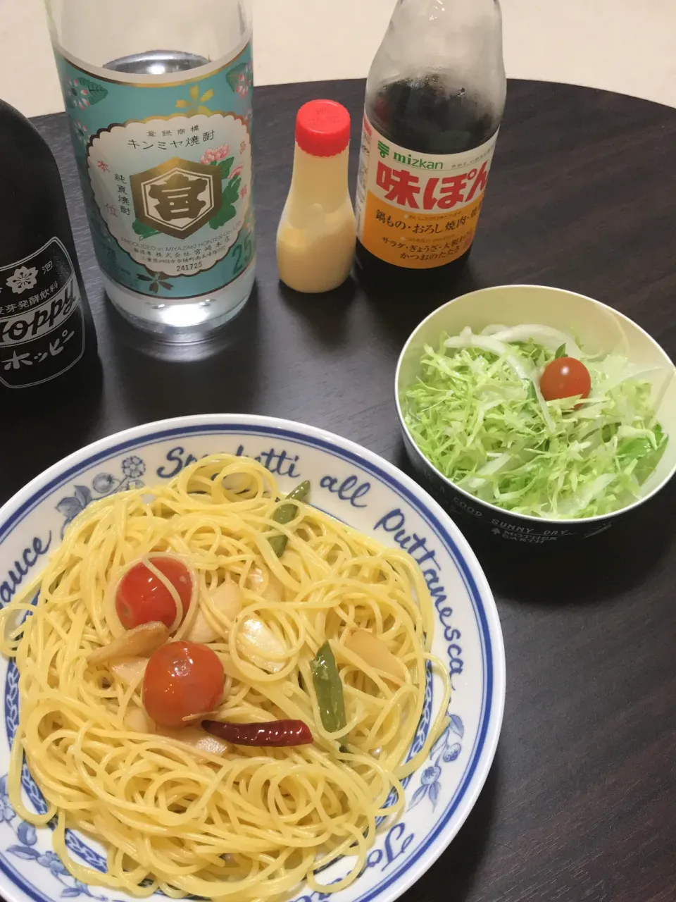 夜食のペペロンチーノ|くろさん