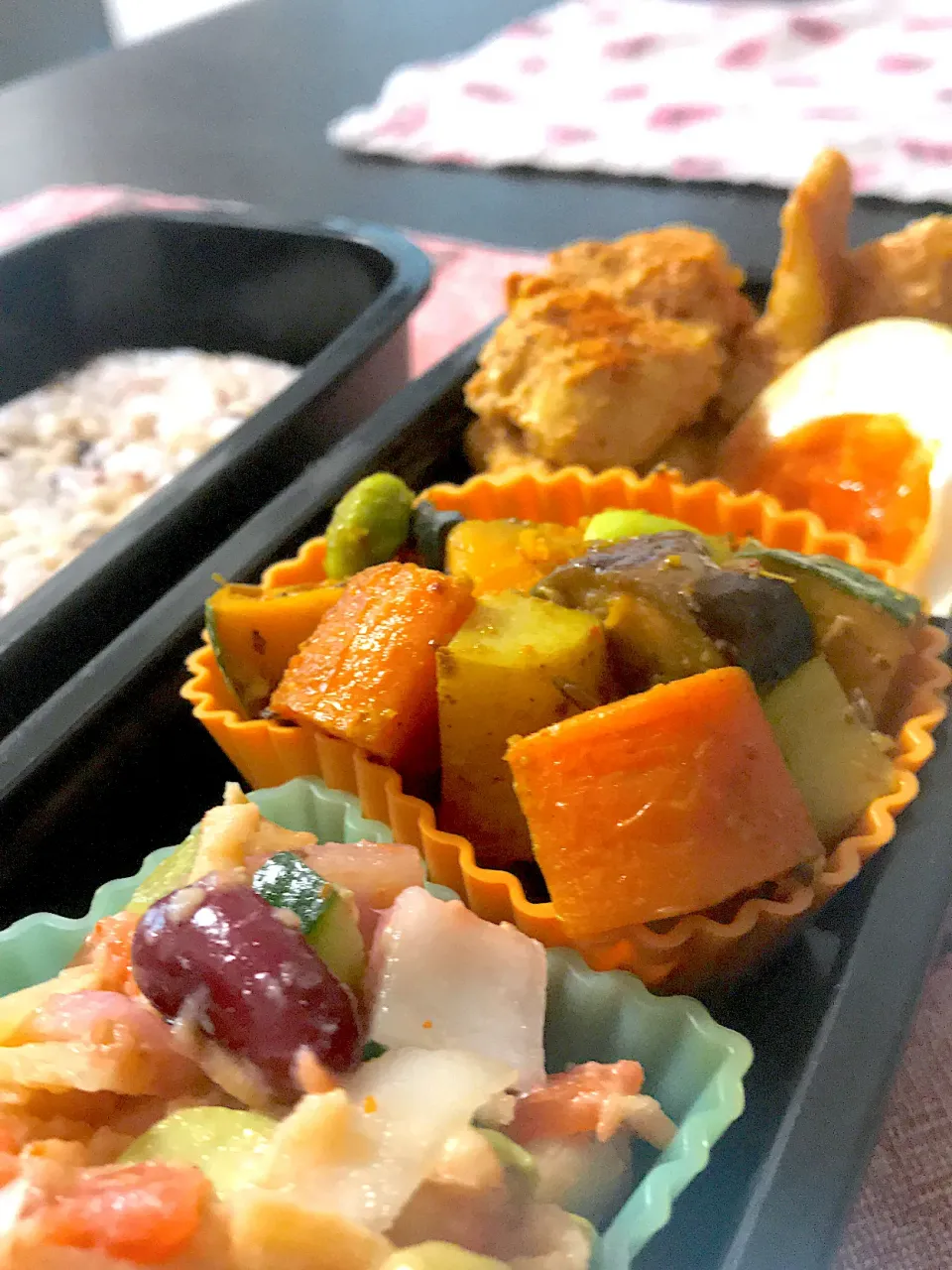 タンドリーチキンのインド風🇮🇳弁当。|Hideさん