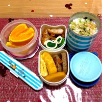 Very simple obento for my daughter today❤️❤️❤️|Edz💖👓さん