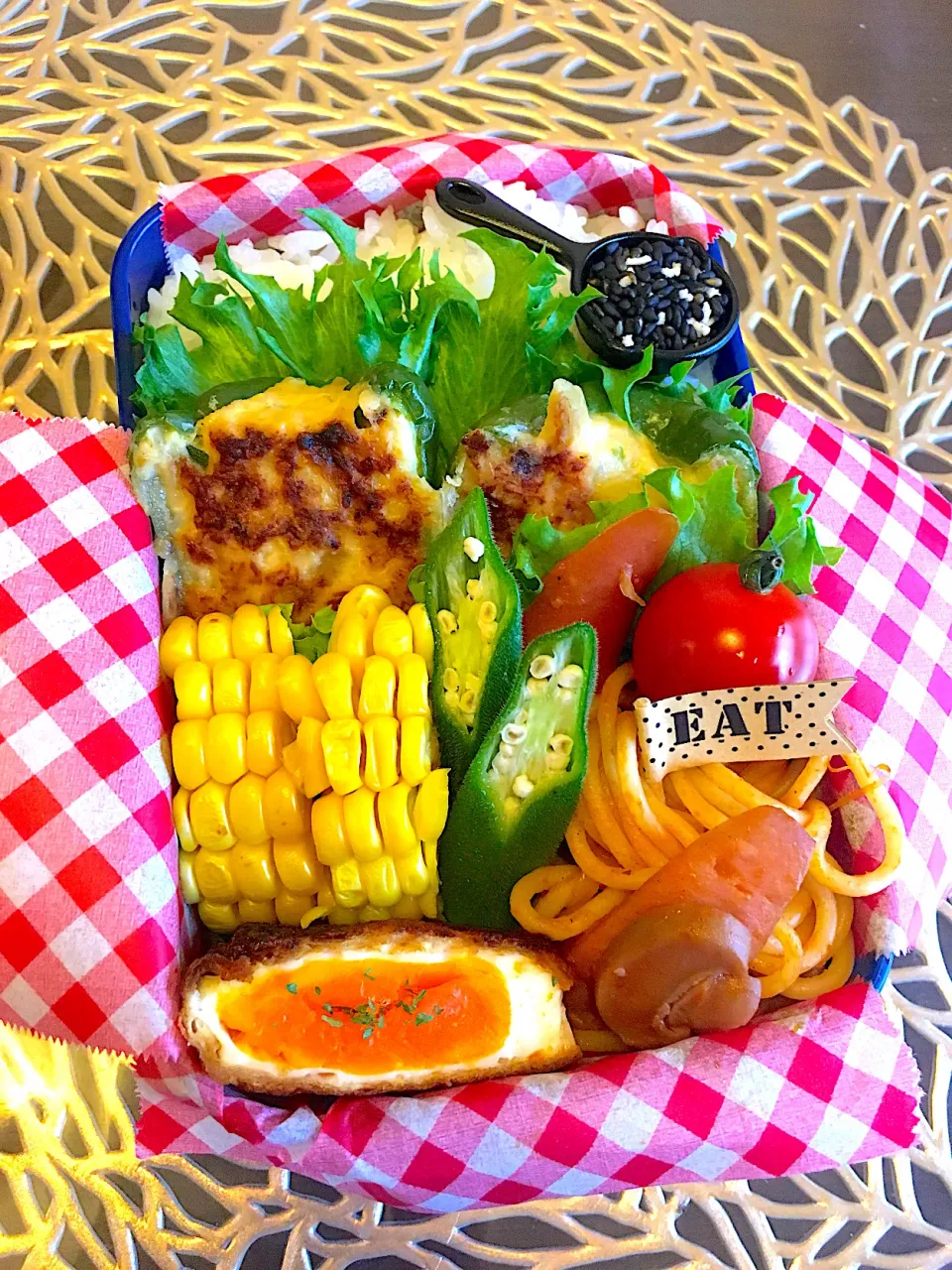 ピーマンの肉詰め弁当|yakkoさん