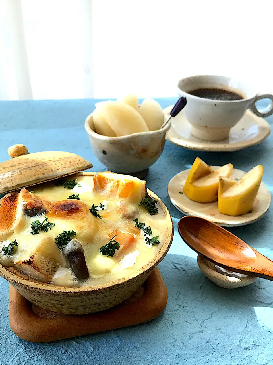 シチューパンで朝食☀️|サミカさん