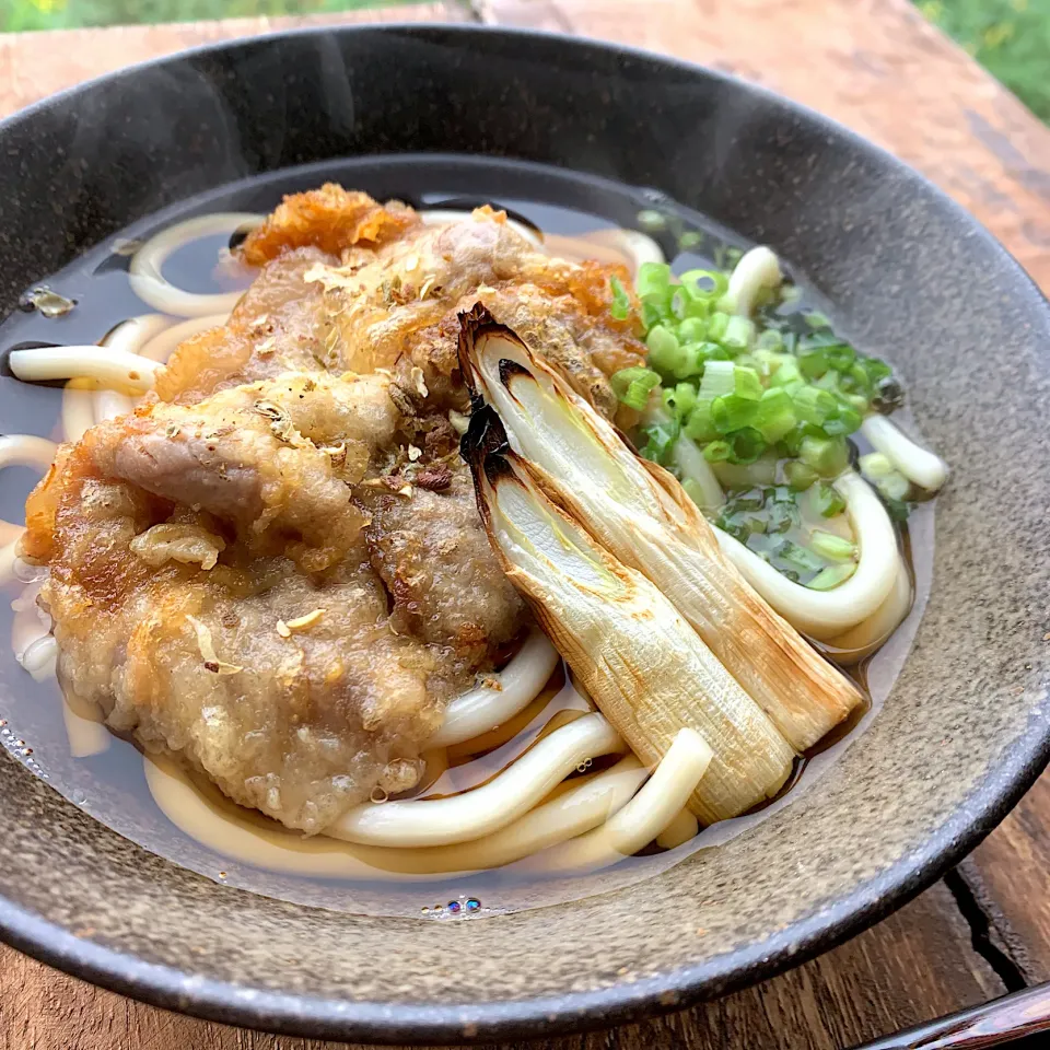 豚天うどん 和山椒で|呑兵衛料理家 おねこさん