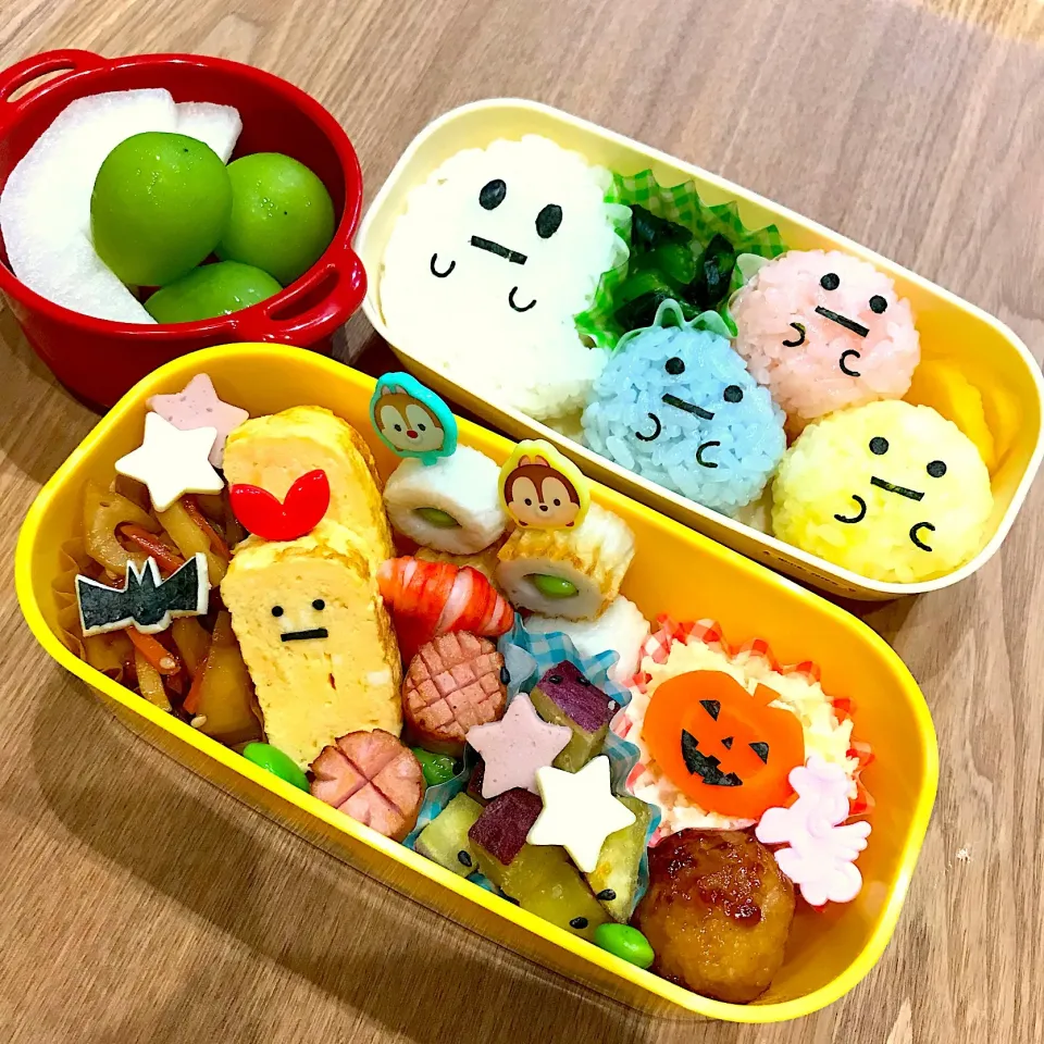 すみっこぐらしハロウィン弁当🎃👻|ちぃさん