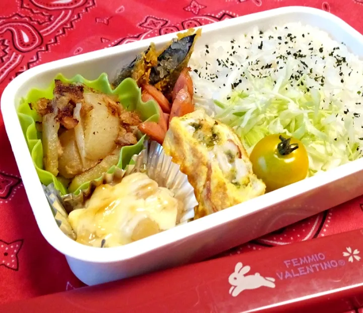 旦那への夕方出勤弁当|akopeko ◡̈⋆さん