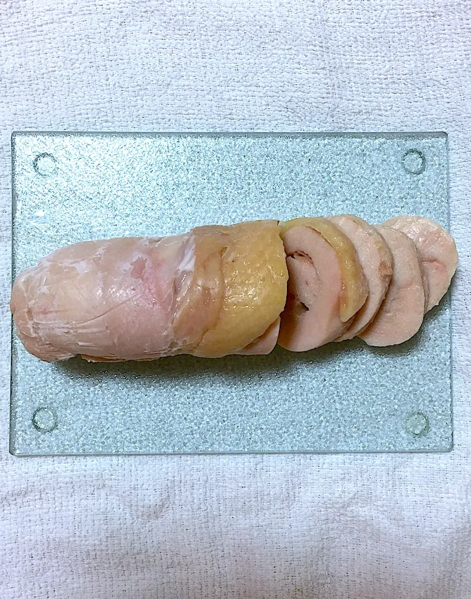 Snapdishの料理写真:鶏むね肉のハム|えみこさん