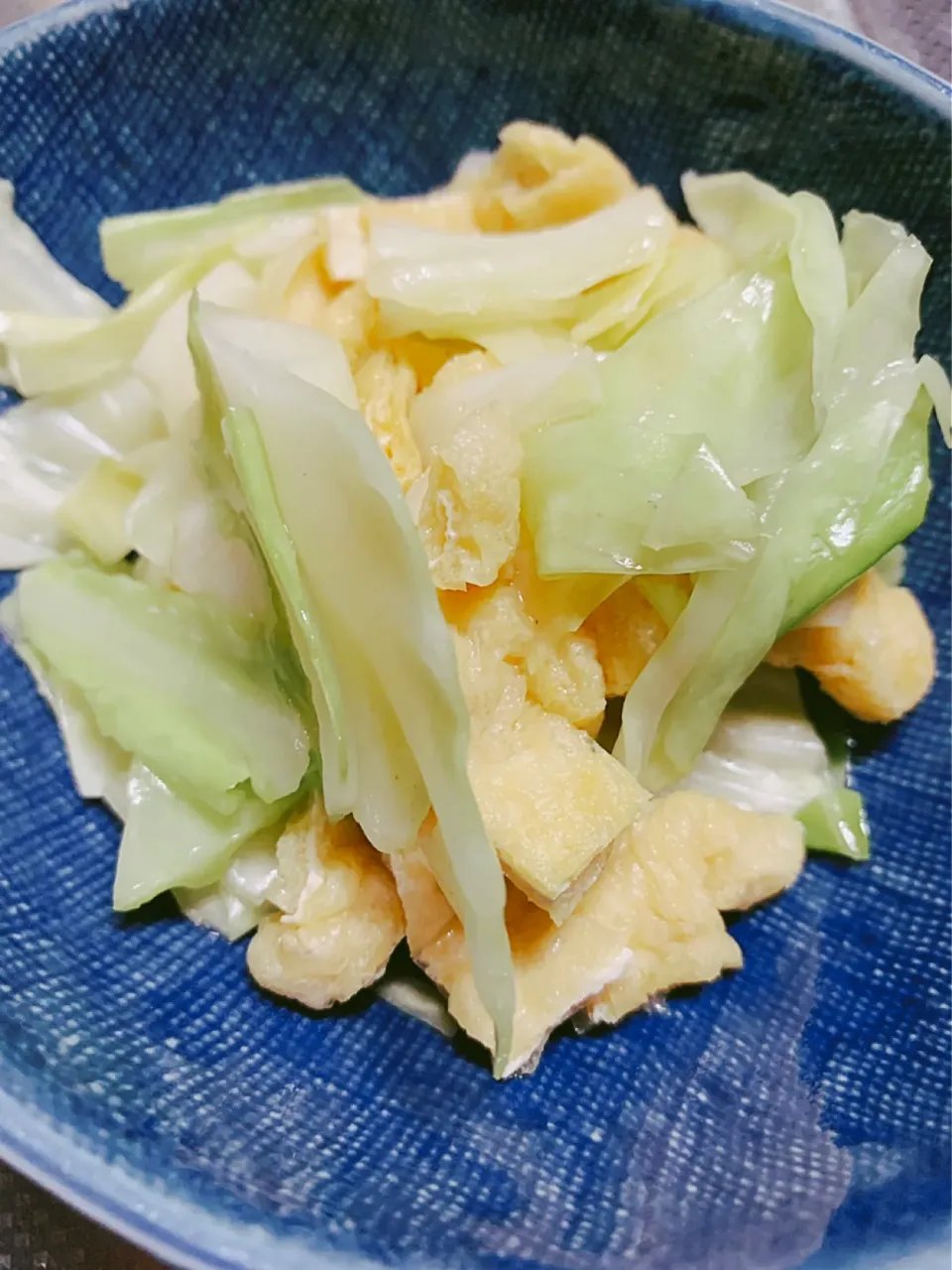 キャベツと油揚げの和え物|🐶たぬとんキッチンさん