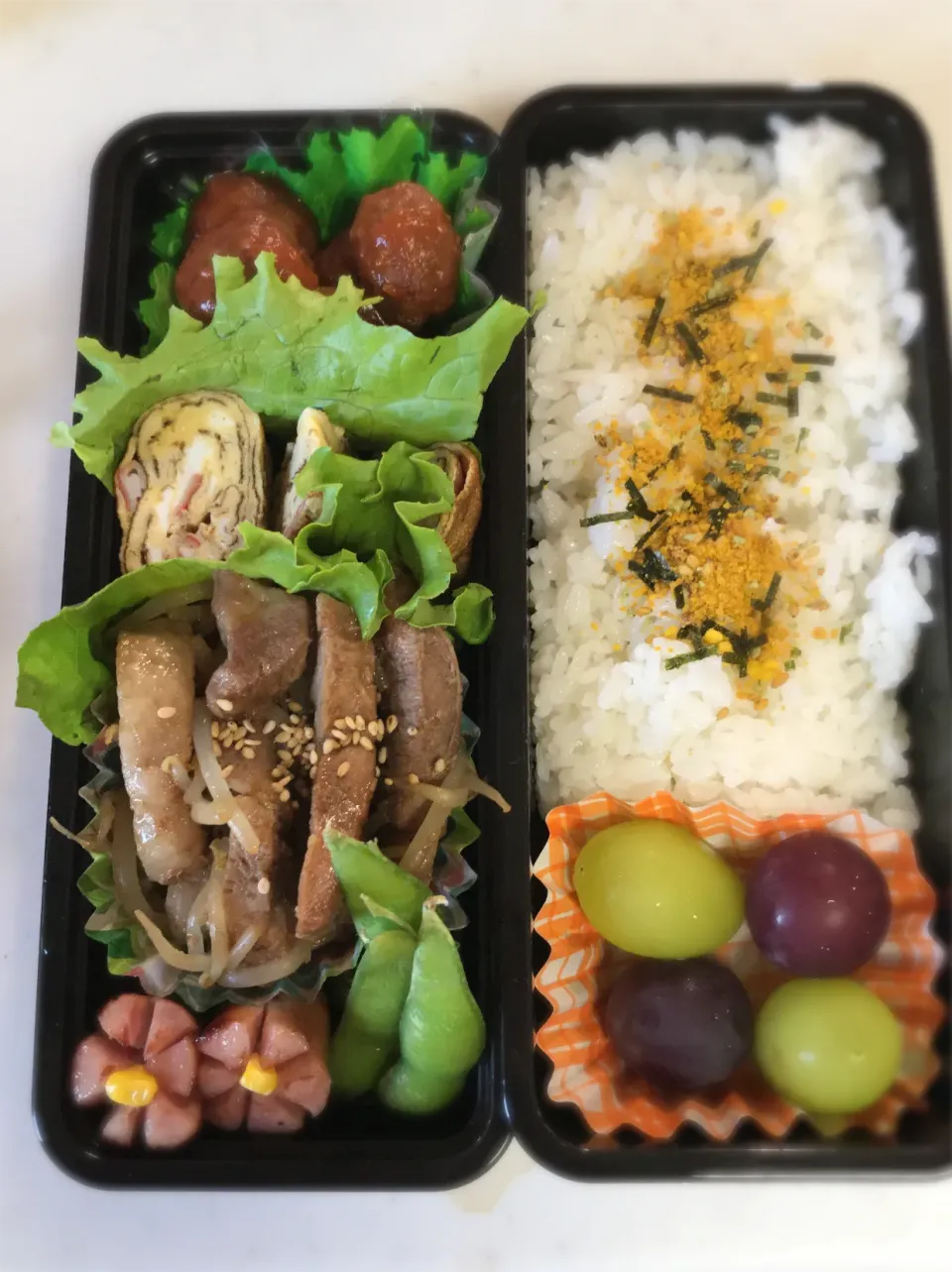 2019.10.4 中学男子のお弁当🍱|かおたまさん