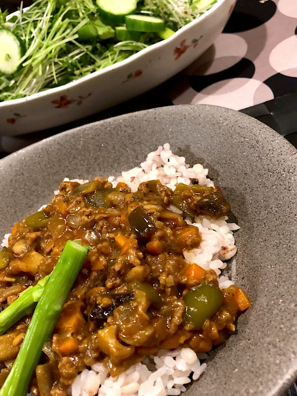 茄子とひき肉のキーマカレー|amiさん