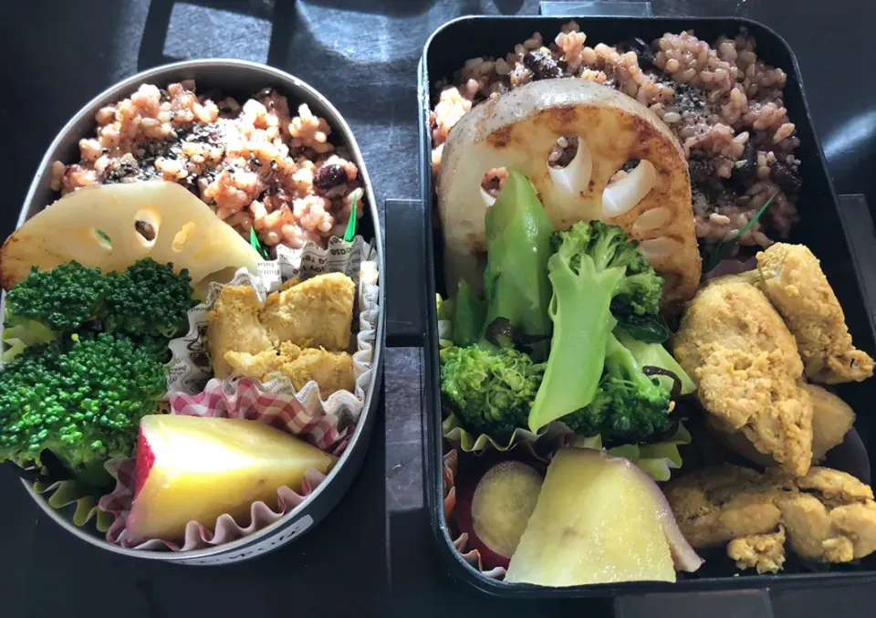 Snapdishの料理写真:10/1(火)パパと娘のお弁当。|kikkiさん