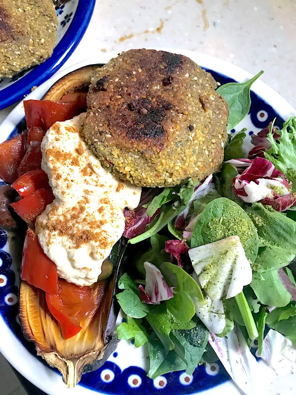 Eggplant, falafel & hummus|Ana Kaliaさん