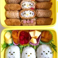 Snapdishの料理写真:運動会キャラ弁|tiara.nailさん