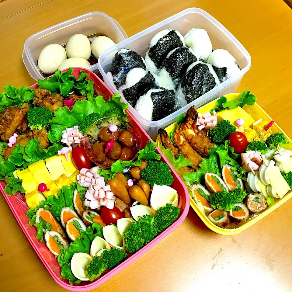 Snapdishの料理写真:2019年 姪の小学校運動会弁当|かなママさん