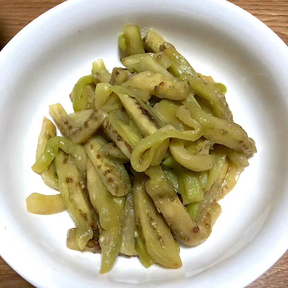 ナスのあごだし醤油炒め|あきころさん