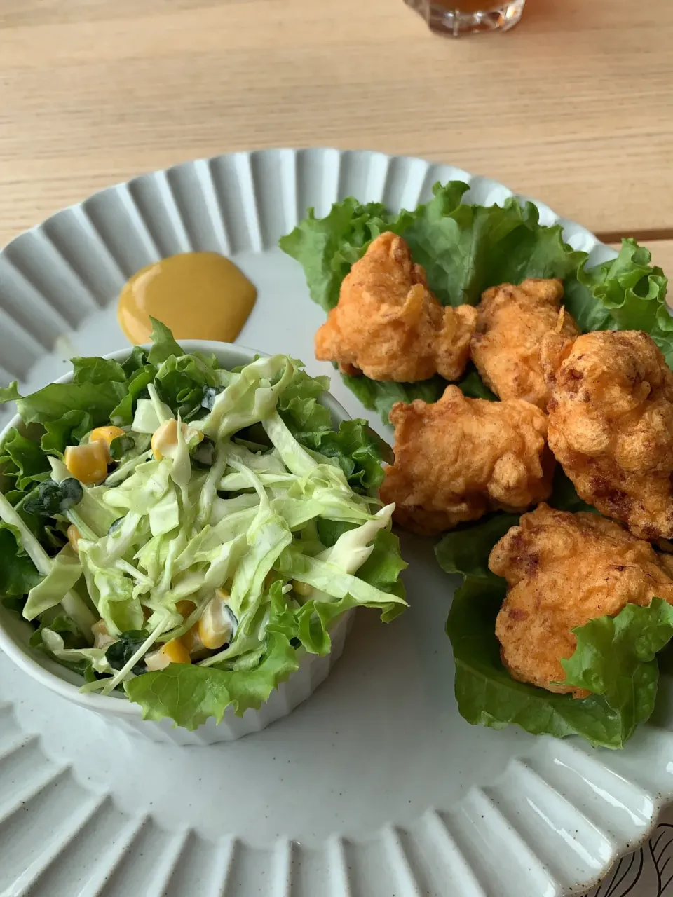 チキンナゲットとコールスローサラダ|atsuatsuさん