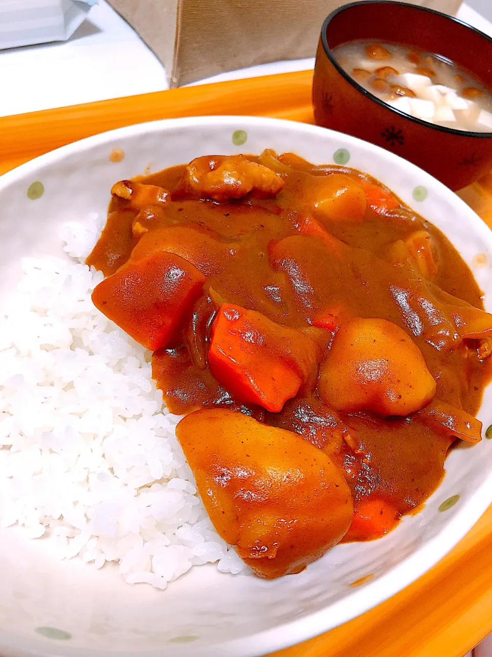 Snapdishの料理写真:カレーとなめこ|もやぴさん