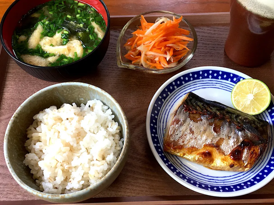 Snapdishの料理写真:休日のゆっくり朝ごはん🍚|べべべさん