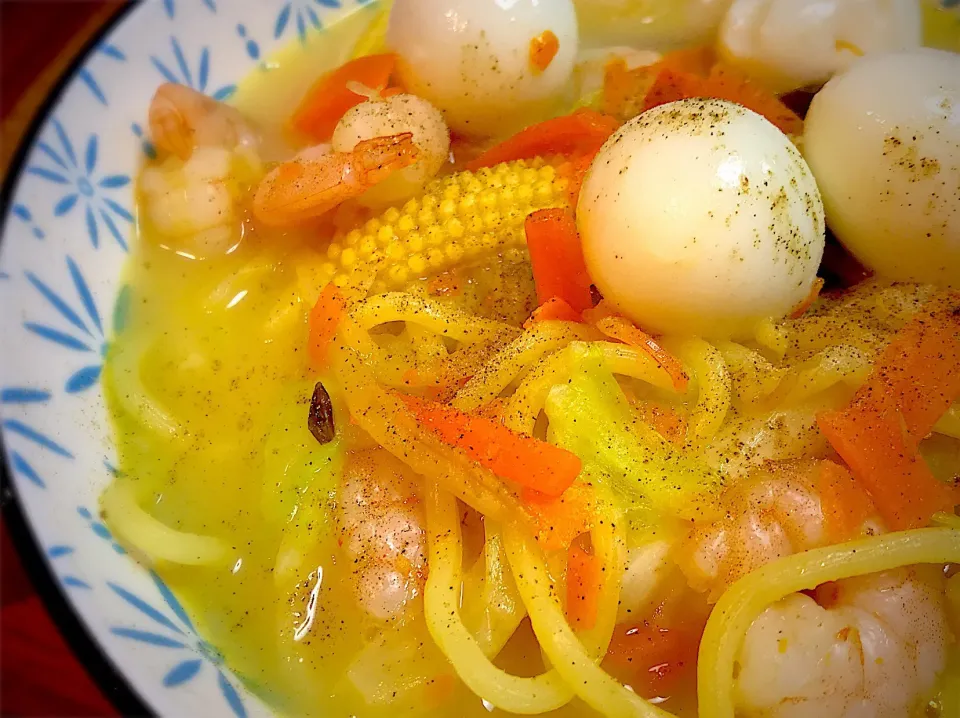 秋らしくなった陽気に誘われて…チャンポン麺🍜|ちまさん