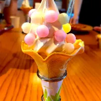 Snapdishの料理写真:醤油ソフトクリーム|MONさん