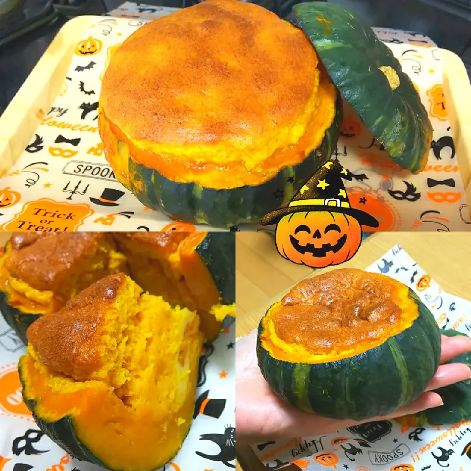 Snapdishの料理写真:丸ごと坊っちゃんかぼちゃ
🎃スフレケーキ🎃|ひとみんΨ(*´∀｀)Ψさん