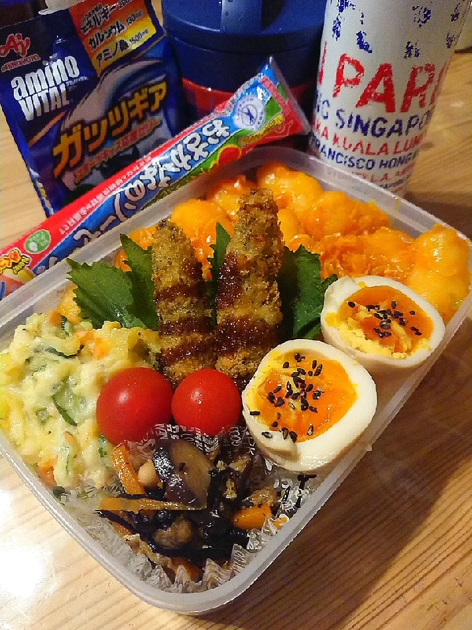 2019.10.7 息子弁当🍱|あずきラテさん