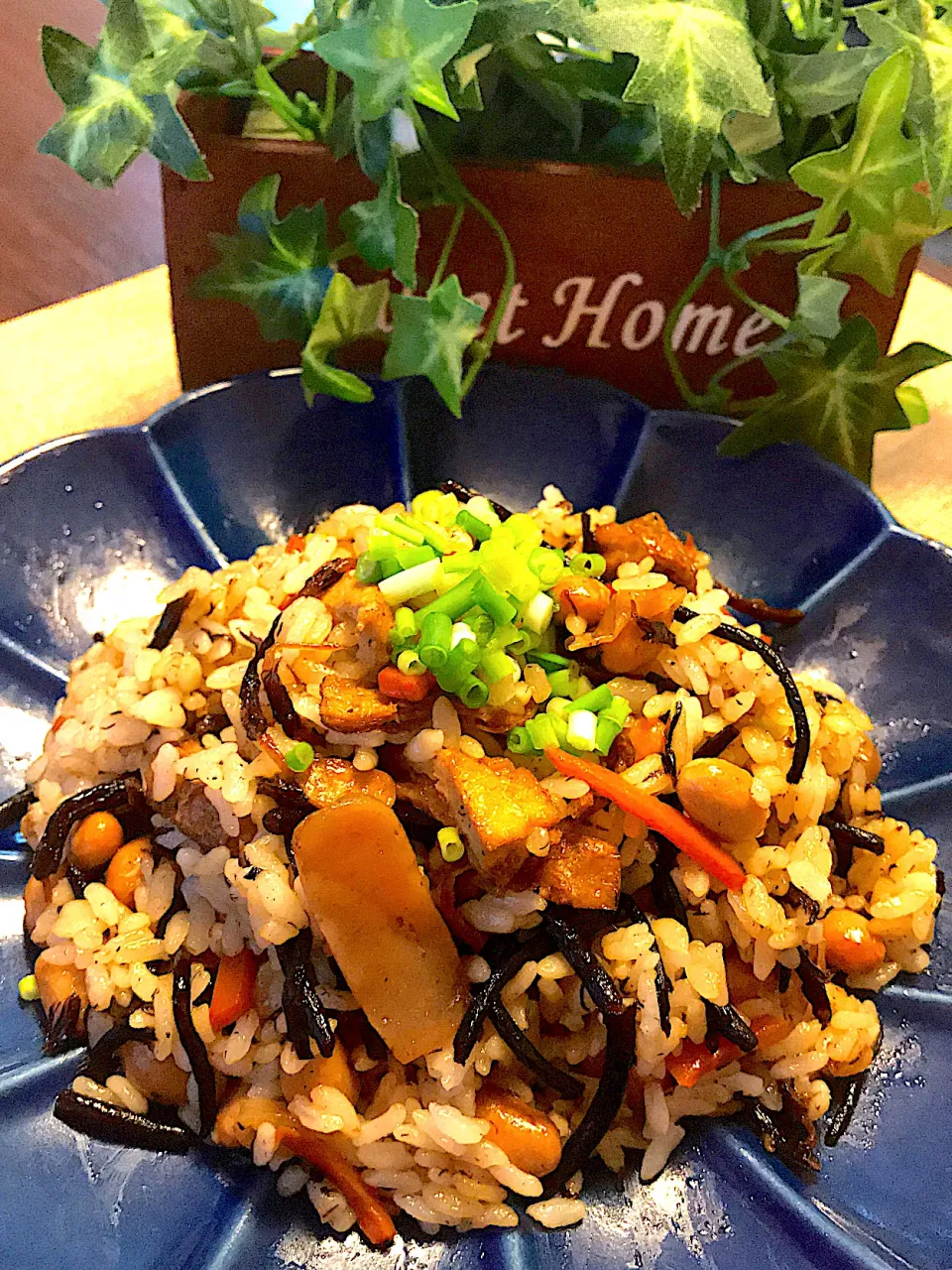 残り物のひじきの煮物のバター味炒飯💕💕💕|🌺🌺Foodie🌺🌺さん