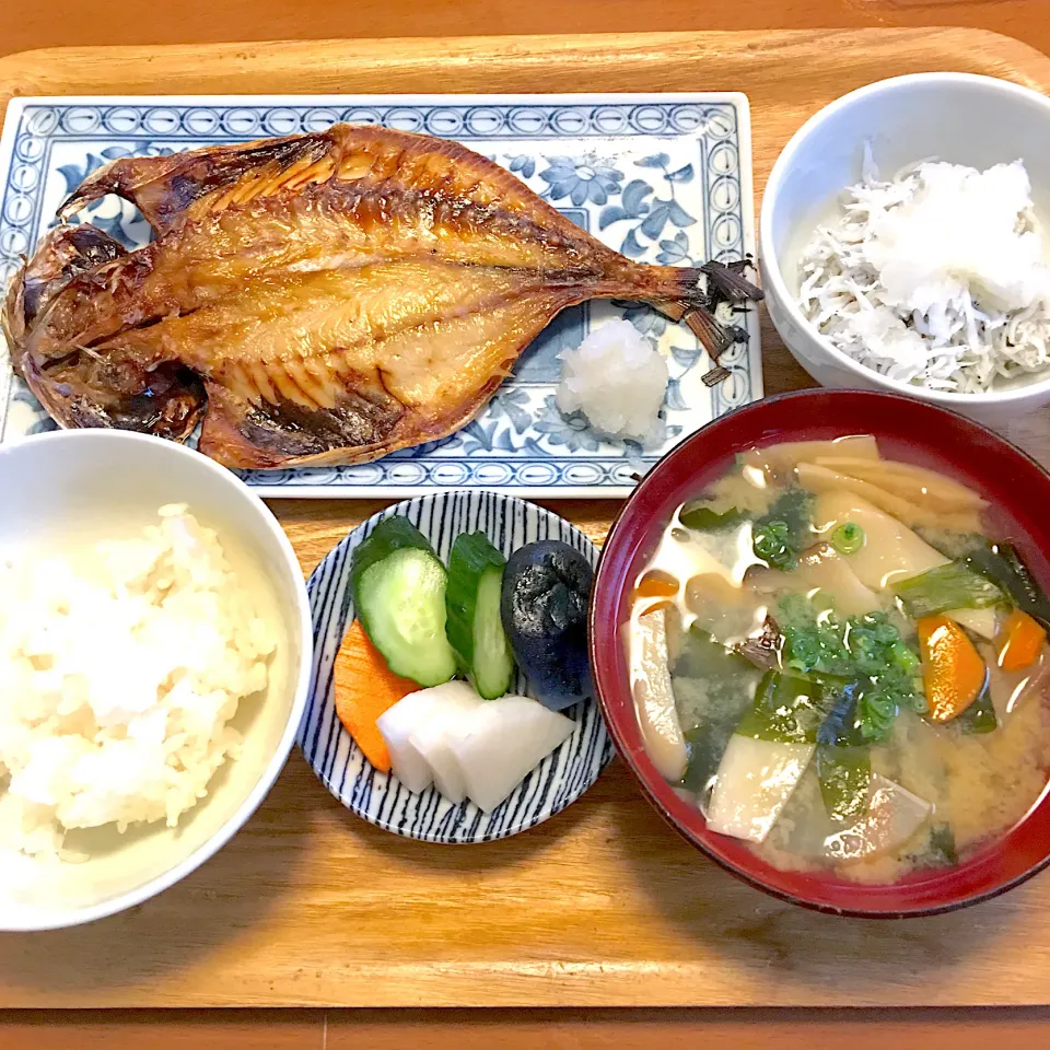 鯵の開き定食|Hiromi Isonagaさん