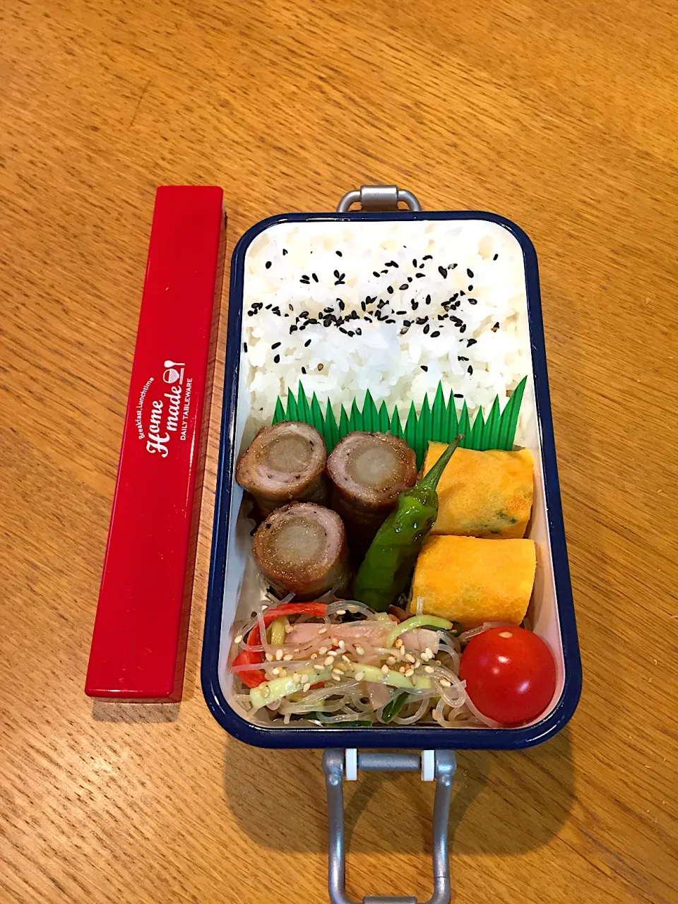 JK弁当  ゴボウ肉巻き|まつださんさん