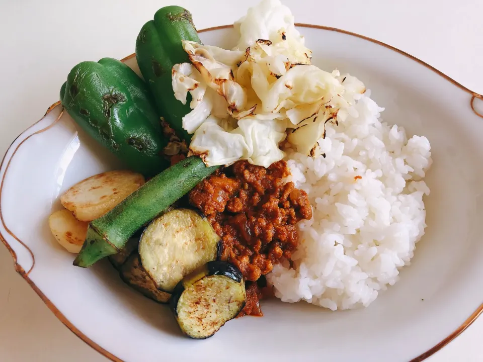 Snapdishの料理写真:スパイスキーマカレー|かなこさん