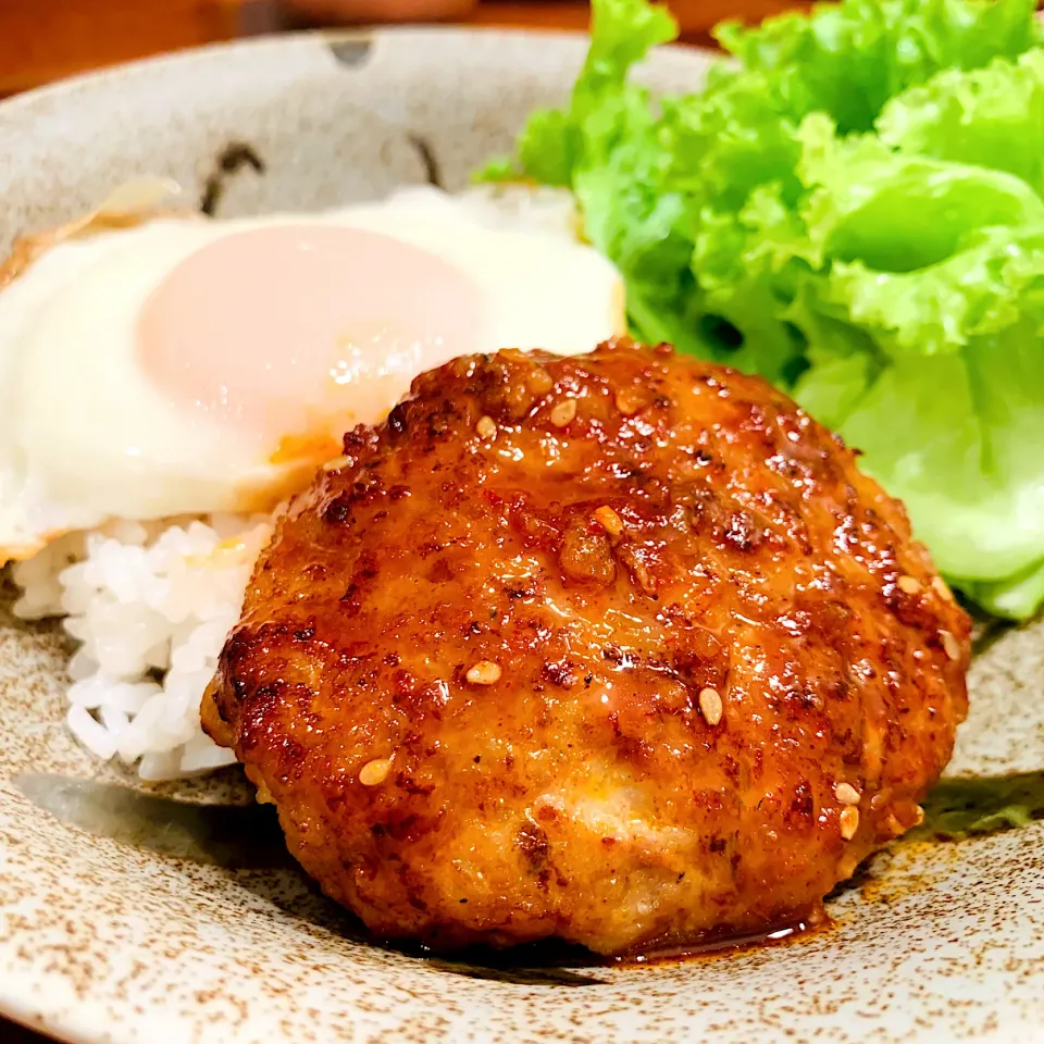 ロコモコ丼|いちごさん