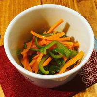 にんじんとピーマンの塩きんぴら